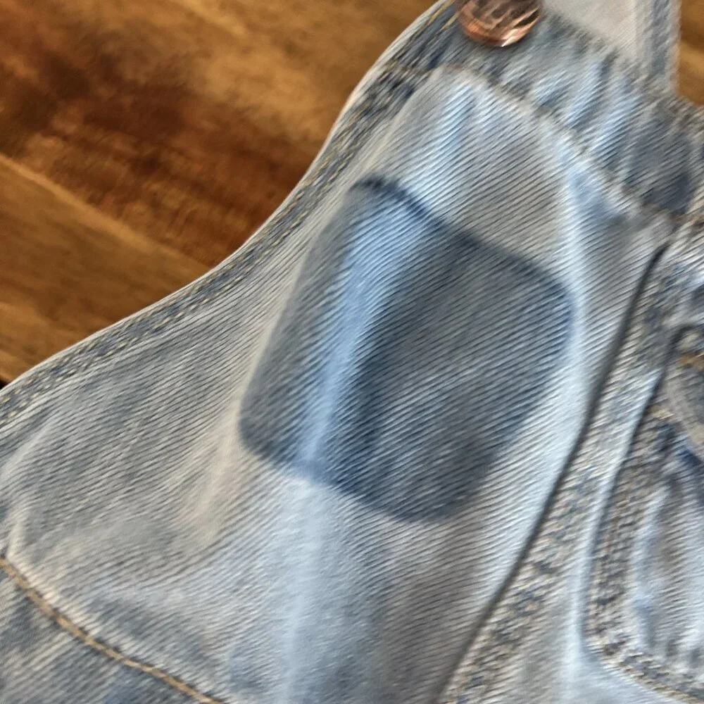 OshKosh B'gosh‎ Short Overalls Shortall Toddler Size 3 Denim Classic